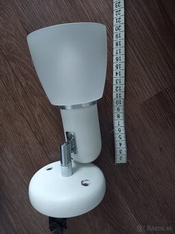 Nástenné svetlo otočné biele - 3