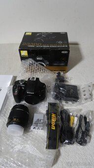 NIKON D3300 + 18-55 VR kit novy - 3