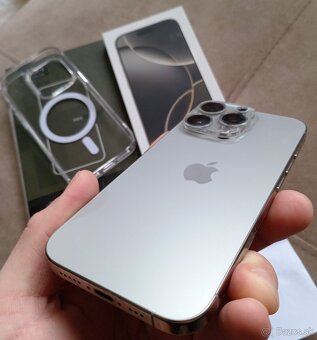 IPHONE 16 PRO 256GB natural titanium, komplet, ZÁRUKA 1/2027 - 3