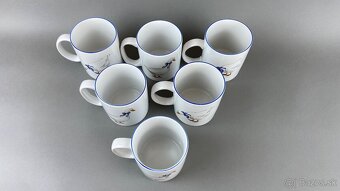 6x Hrnček s husou, porcelán Moritz Zdelauer - 3