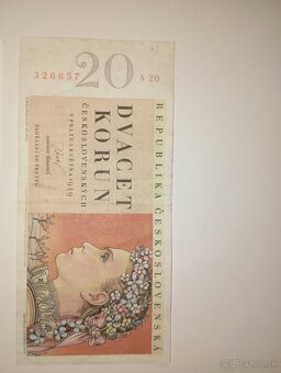 BANKOVKY 20 KČS, 1949, 1. VYDANÁ SÉRIE A - 3