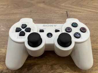 Originál ovládač na PS3 Dualshock 3 White - 3