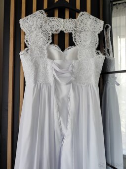 Boho svadobné šaty veľ.M - 3