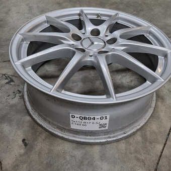 Hliníkové Mercedes disky 5x112 R17 6,5J ET49 - 3