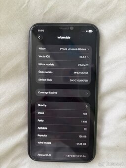 iPhone 11,128 GB čierny - 3