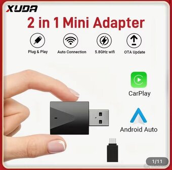 CarPlay a Android Auto Bezdrotovy USB adapter - 3