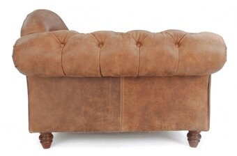 Kožená sedačka Chesterfield - 3