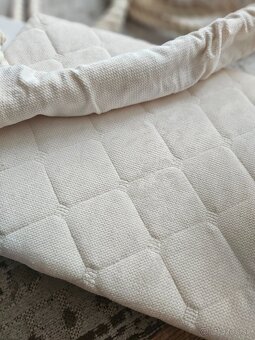 Drevená hojdačka krémová NOVÁ - 3