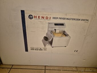 Indukčná Hendi fritéza 8l nová - 3