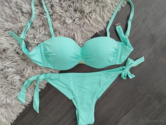 Push up plavky brazílky. S/36,L/40. mätové - 3