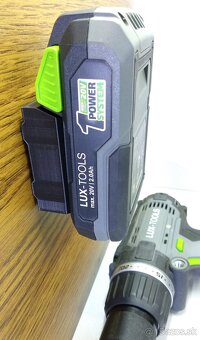 Nástenný držiak na batérie LUX-Tools PowerSystem 20V OBI - 3