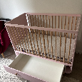 Detska postielka Ikea Myllra + matrac - 3