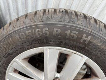 15" Elektrony VW 5x112 s pneumatikami 195/65 R15 - 3