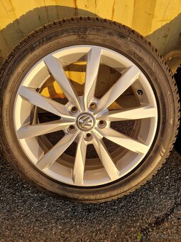 5x112 r17 kolesa disky golf vw alu dijon 205 50 17 zimné - 3