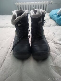 Pracovné kvalitne,  teplé  topánky s oceľovou špičkou 45 veľ - 3