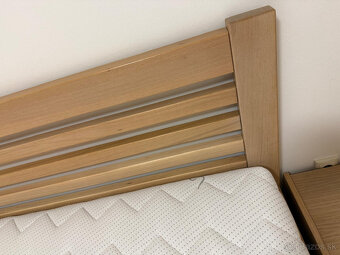 Manželská postel 160x200 masiv DUB - 3