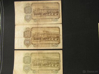 ČESKOSLOVENSKÉ BANKOVKY: r.1953 neperforované - 3