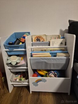 Detská komoda, regál na hračky - 3