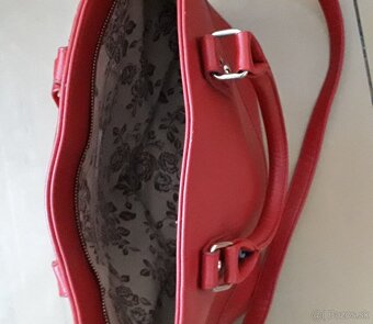 Maxi červená kabelka - 3