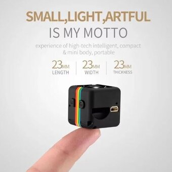 Nova mini kamera s nadstavcami so vstavanou batériou - 3