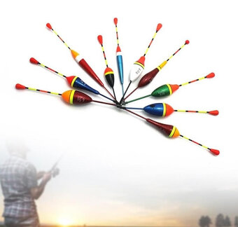 Rybolov - plaváky priebežné 10ks - 3