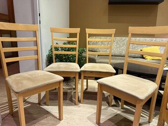 Jedálenské stoličky 3+1 zadarmo - 3