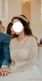 Boho/Rustikálne svadobné šaty - 3