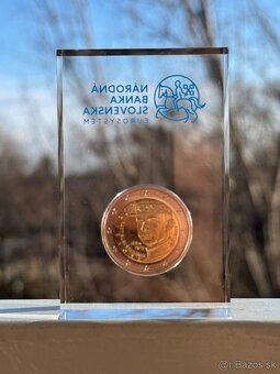 2€ minca Štefánik (2019) zaliata v epoxide.PLATÍ DO ZMAZANIA - 3