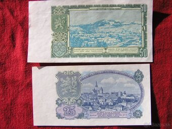 ČESKOSLOVENSKÉ BANKOVKY: 1953 top stav - 3