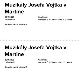 Muzikály Josefa Vojtka v Martine - 3