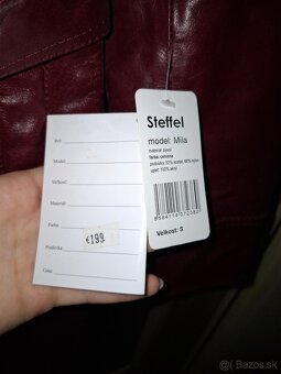 Dámsky kožený kabát Steffel - 3