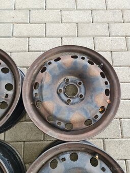 Predám plechové disky 5x100 6j r15 et38 - 3