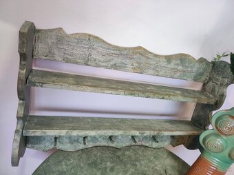 Okrúhly stôl, polička - 3