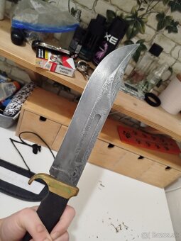 Predavam Damaskový Bowie Výrobca: karlbullknives - 3