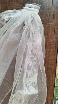 Svadobné doplnky, bižutéria, podvazkove pásy, menovky,závoj - 3