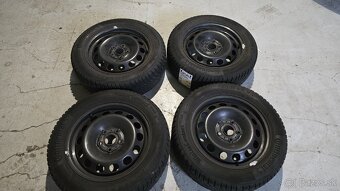 Predam plechove disky 5x112 R16 a zimne pneu - 3