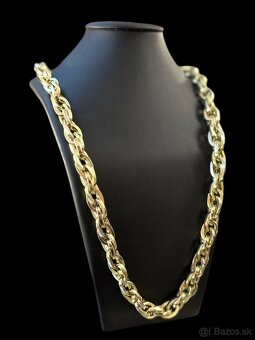 Zlatá reťaz - retiazka Atypický vzor, 14k zlato 585 - 3