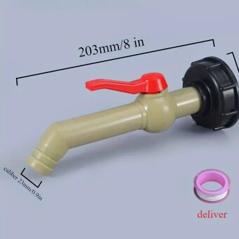 ventil na IBC nádrž  3/4" colový - 3