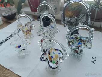 Predám hutné sklo - zbierku košíkov - 3