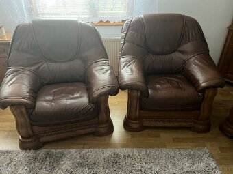 Kožená sedacia súprava - 3