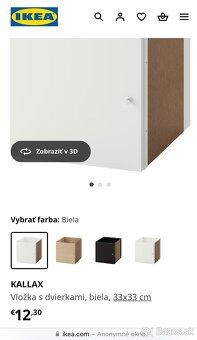 Vložky s dvierkami do policového dielu IKEA KALLAX - 3