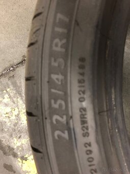 Predám letné pneu DUNLOP 225/45 R17 - 3