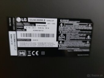 LG 55UK6300MLB Smart 4k 55" 139cm. - 3