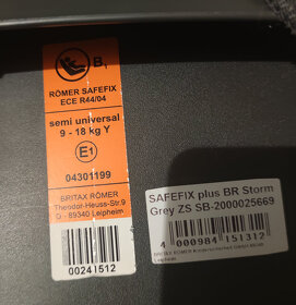 Autosedačka Britax Römer SAFEFIX PLUS - 3