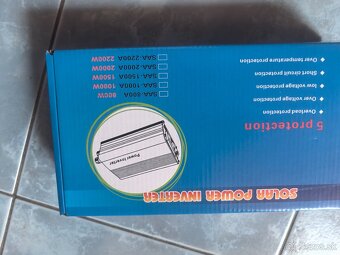 Menič napätia z 12V na 220V,2000Watt-nový - 3