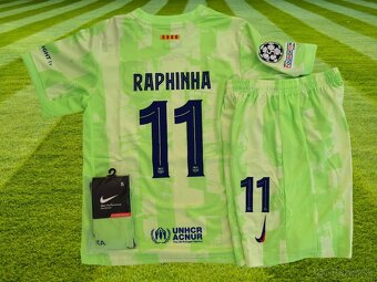 Raphinha #11 dres FCB green Travis Scott 115-165cm - 3