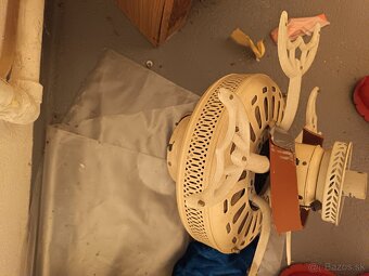 Starožitné stropné ventilátory – kovové, retro dizajn ()
 - 3