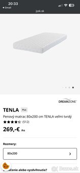 2x tvrdý matrac z Jysk - 3