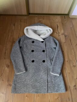 Kabát zimný dámsky šedý - 3