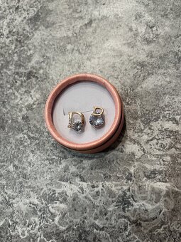 Uplne nove damske nausnice na styl Dior v 2 farbach - 3